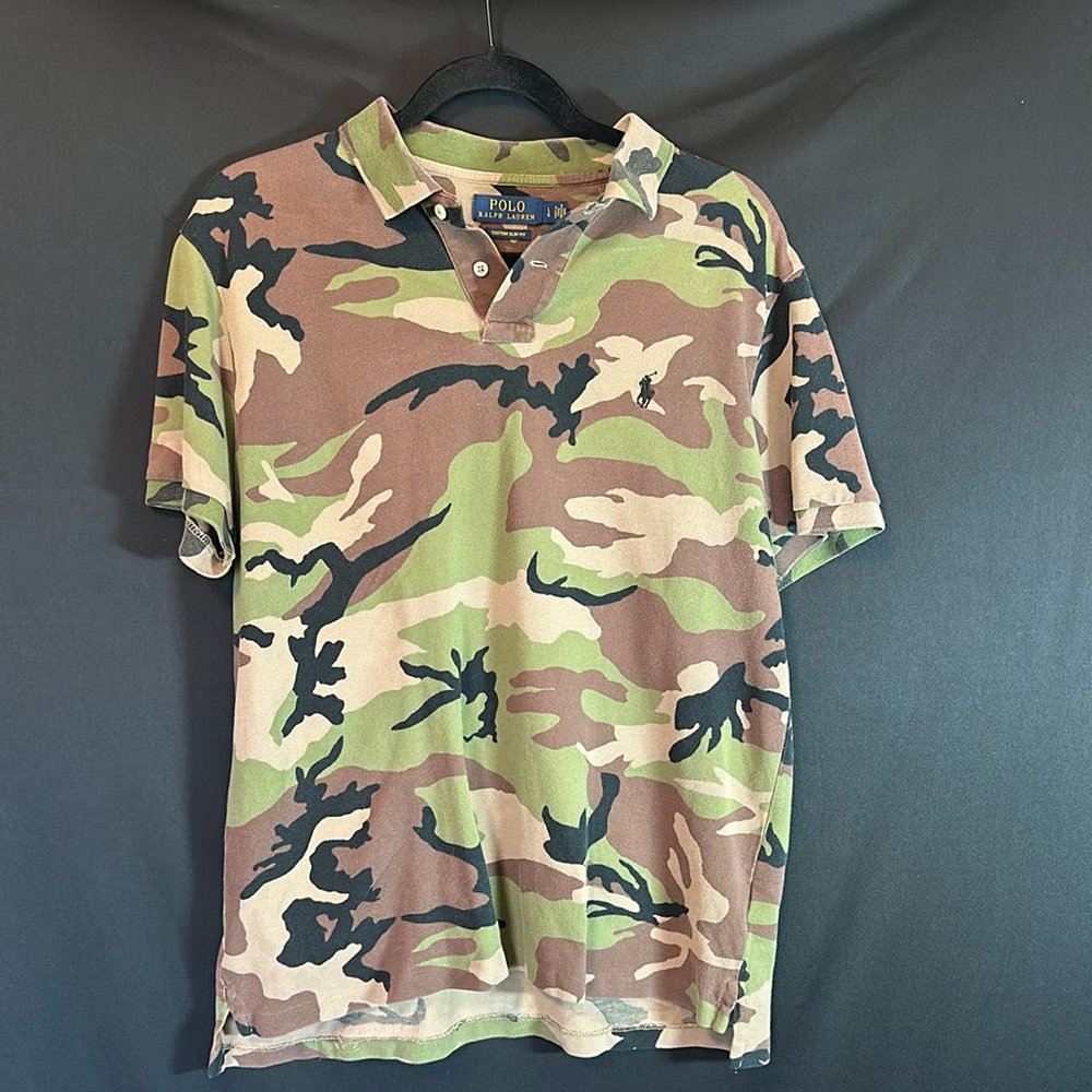 Polo by Ralph Lauren Army fatigue large custom slim fit